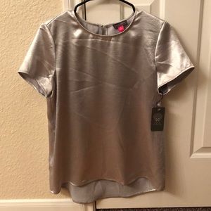 Silver Vince Camuto Blouse